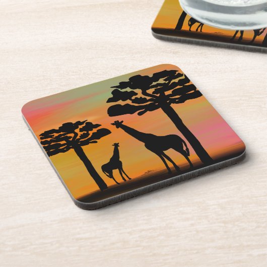 Dessous-de-verre Giraffe (Côté gauche)