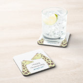 Dessous-de-verre Giraffe Couple Wedding Anniversary (Côté Droit)