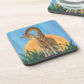 Dessous-de-verre Giraffe maman et bébé (Côté gauche)