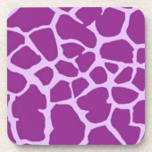 Dessous-de-verre Giraffe violette (Devant)