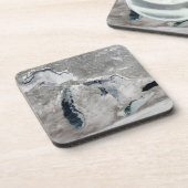 Dessous-de-verre Glace Sur Les Grands Lacs, États-Unis. (Côté gauche)