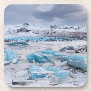 Dessous-de-verre Glacier Ice paysage, Islande