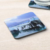 Dessous-de-verre Glacier Islande - (Côté gauche)