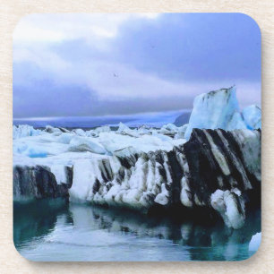 Dessous-de-verre Glacier Islande -