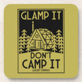 Dessous-de-verre Glamping De Luxe (Devant)