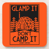 Dessous-de-verre Glamping De Luxe (Devant)