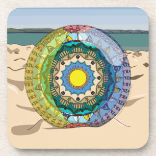Dessous-de-verre Glissière de la Place du Soleil d'Été