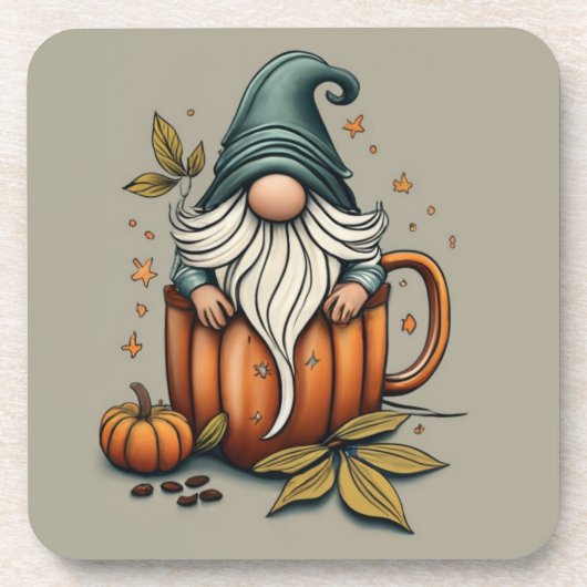 Dessous de verre gnome automne (Devant)