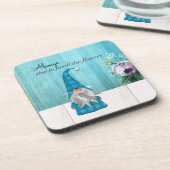 Dessous-de-verre Gnome de fleurs (Côté gauche)