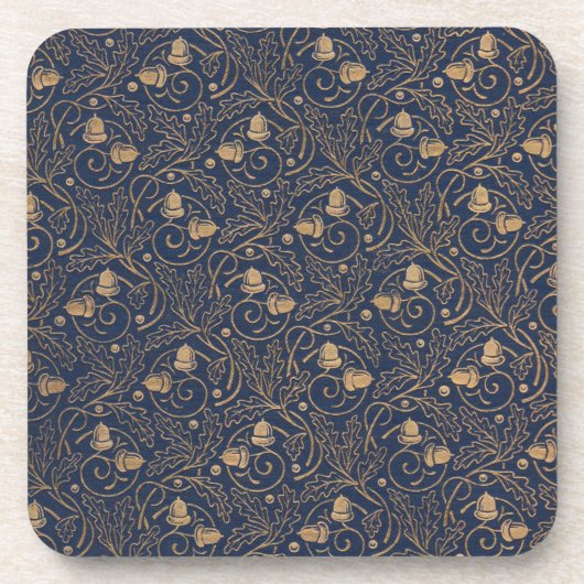 Dessous-de-verre Gold Acorns Art Déco (Devant)