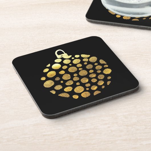Dessous-de-verre Gold bauble (Côté gauche)