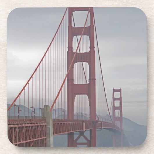 Dessous-de-verre Golden gate bridge en brume (Devant)