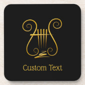 Dessous-de-verre Golden lyre (Devant)