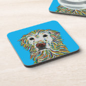 DESSOUS DE VERRE GOLDEN RETRIEVER (Côté gauche)