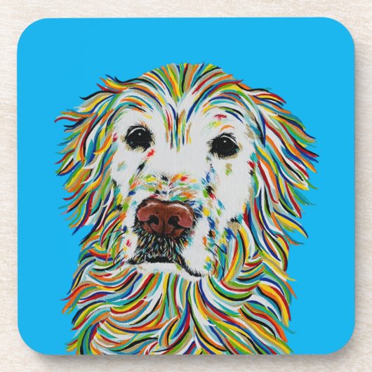 DESSOUS DE VERRE GOLDEN RETRIEVER (Devant)