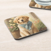 Dessous-de-verre Golden Retriever (Côté gauche)