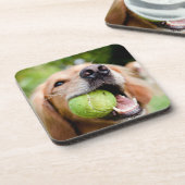 Dessous-de-verre Golden Retriever With Tennis (Côté gauche)