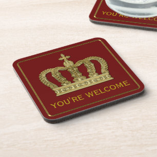 Dessous-de-verre Golden Royal Crown II + votre backgr. & idées