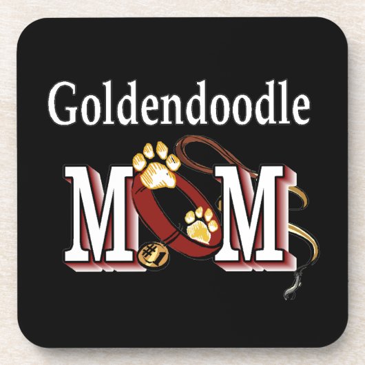 Dessous-de-verre Goldendoodle Maman Cadfts (Devant)