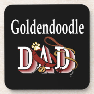 Dessous-de-verre Goldendoodle Papa