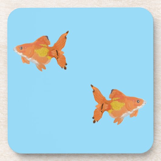 Dessous-de-verre goldfishes (Devant)