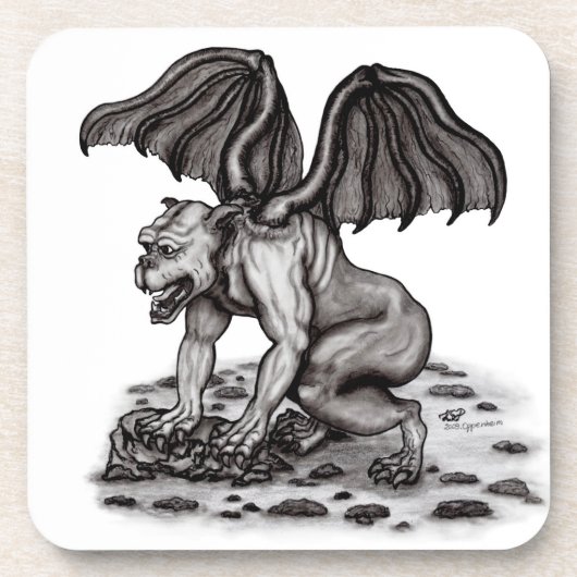 Dessous-de-verre Golem Gargoyle (Devant)