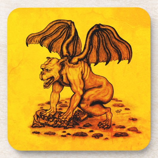 Dessous-de-verre Golem Gargoyle (Devant)