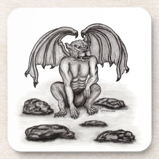 Dessous-de-verre Golem Gargoyle (Devant)