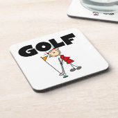 Dessous-de-verre GOLF de filles (Côté gauche)
