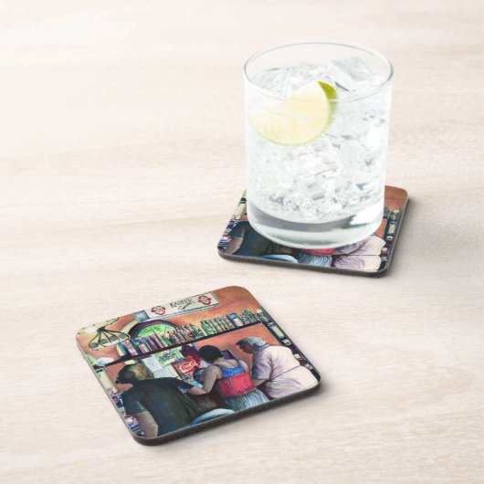 Dessous-de-verre Golfe Bufe, Budapest (Côté Droit)