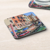 Dessous-de-verre gondole traditionnelle à Venise (Côté gauche)