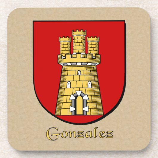 Dessous-de-verre Gonzalez Family Shield (Devant)