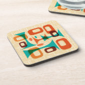 Dessous de verre googie modernes du milieu du sièc (Côté gauche)