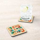 Dessous de verre googie modernes du milieu du sièc (Côté Droit)