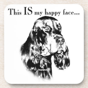 Dessous-de-verre Gordon Setter Happy Face