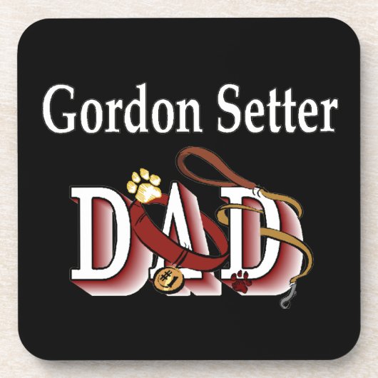 Dessous-de-verre Gordon Setter Papa (Devant)