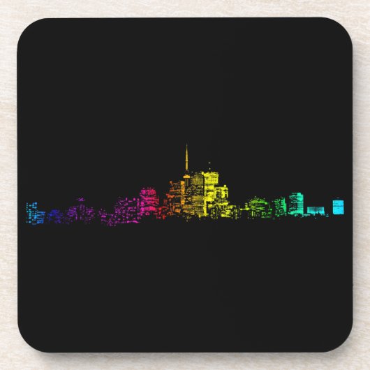Dessous-de-verre Gradient Skyline de Toronto (Devant)