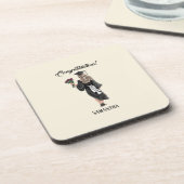 Dessous-de-verre Graduation de l'aquarelle personnalisée (3) (Côté gauche)