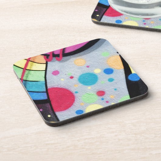 Dessous-de-verre graffiti (Côté gauche)