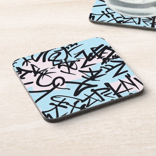 Dessous-de-verre Graffiti moderne (Côté gauche)