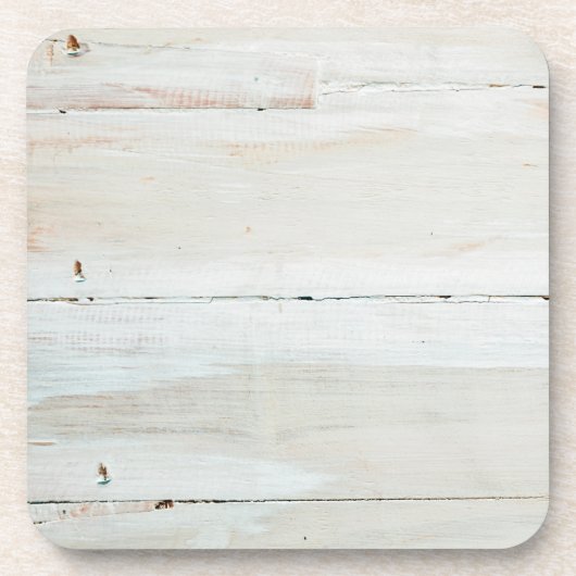 Dessous-de-verre Graine blanche en bois blanc de la graine (Devant)