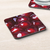 Dessous-de-verre Graines de grenade rouge (Côté gauche)