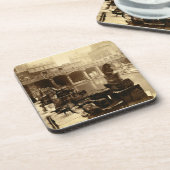 Dessous-de-verre Grand Bath romain, Bath (photo de b/w) (Côté gauche)