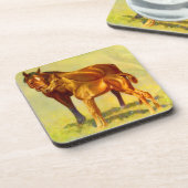 Dessous-de-verre grand cheval petite impression (Côté gauche)