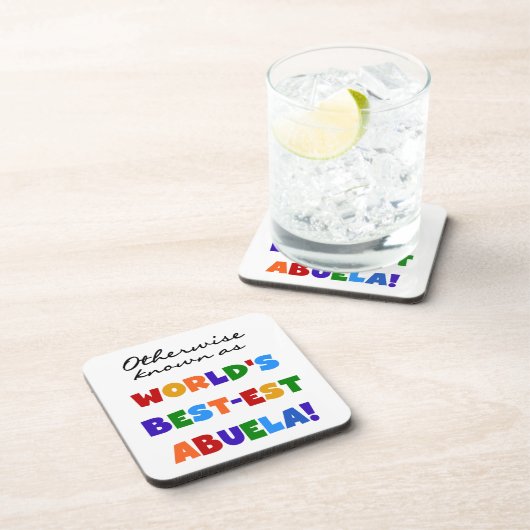 Dessous-de-verre grand-colorsabuela (Côté Droit)