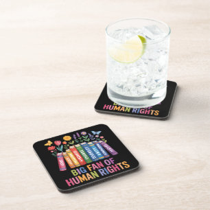 Dessous-de-verre Grand Fan Des Droits De L'Homme