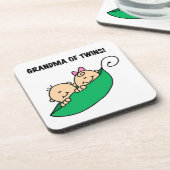 Dessous-de-verre Grand-mère des cadeaux jumeaux (Côté gauche)