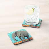 Dessous-de-verre Grand tableau d'éléphant bébé (Côté Droit)