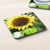 Dessous-de-verre Grand tournesol jaune (Côté gauche)