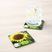 Dessous-de-verre Grand tournesol jaune (Côté Droit)